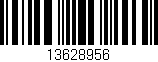 Código de barras (EAN, GTIN, SKU, ISBN): '13628956'