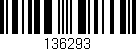Código de barras (EAN, GTIN, SKU, ISBN): '136293'