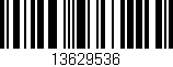 Código de barras (EAN, GTIN, SKU, ISBN): '13629536'