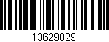 Código de barras (EAN, GTIN, SKU, ISBN): '13629829'