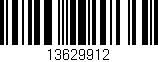 Código de barras (EAN, GTIN, SKU, ISBN): '13629912'