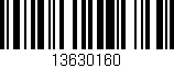 Código de barras (EAN, GTIN, SKU, ISBN): '13630160'