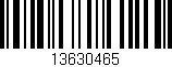 Código de barras (EAN, GTIN, SKU, ISBN): '13630465'
