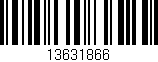 Código de barras (EAN, GTIN, SKU, ISBN): '13631866'