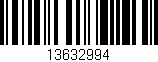 Código de barras (EAN, GTIN, SKU, ISBN): '13632994'