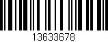 Código de barras (EAN, GTIN, SKU, ISBN): '13633678'
