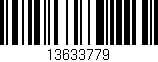 Código de barras (EAN, GTIN, SKU, ISBN): '13633779'