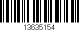 Código de barras (EAN, GTIN, SKU, ISBN): '13635154'