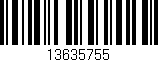 Código de barras (EAN, GTIN, SKU, ISBN): '13635755'