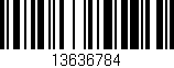 Código de barras (EAN, GTIN, SKU, ISBN): '13636784'