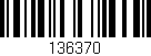 Código de barras (EAN, GTIN, SKU, ISBN): '136370'