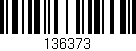 Código de barras (EAN, GTIN, SKU, ISBN): '136373'