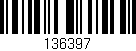 Código de barras (EAN, GTIN, SKU, ISBN): '136397'