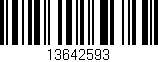 Código de barras (EAN, GTIN, SKU, ISBN): '13642593'