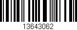 Código de barras (EAN, GTIN, SKU, ISBN): '13643062'