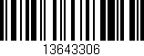 Código de barras (EAN, GTIN, SKU, ISBN): '13643306'