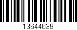 Código de barras (EAN, GTIN, SKU, ISBN): '13644639'