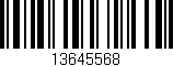Código de barras (EAN, GTIN, SKU, ISBN): '13645568'