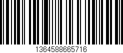 Código de barras (EAN, GTIN, SKU, ISBN): '1364588665716'