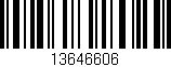 Código de barras (EAN, GTIN, SKU, ISBN): '13646606'
