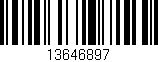 Código de barras (EAN, GTIN, SKU, ISBN): '13646897'