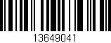 Código de barras (EAN, GTIN, SKU, ISBN): '13649041'