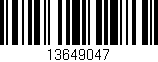 Código de barras (EAN, GTIN, SKU, ISBN): '13649047'