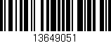 Código de barras (EAN, GTIN, SKU, ISBN): '13649051'