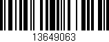 Código de barras (EAN, GTIN, SKU, ISBN): '13649063'