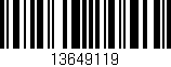 Código de barras (EAN, GTIN, SKU, ISBN): '13649119'