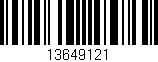 Código de barras (EAN, GTIN, SKU, ISBN): '13649121'