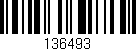 Código de barras (EAN, GTIN, SKU, ISBN): '136493'