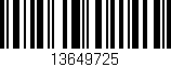 Código de barras (EAN, GTIN, SKU, ISBN): '13649725'