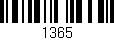 Código de barras (EAN, GTIN, SKU, ISBN): '1365'