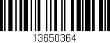 Código de barras (EAN, GTIN, SKU, ISBN): '13650364'