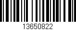 Código de barras (EAN, GTIN, SKU, ISBN): '13650822'