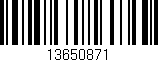 Código de barras (EAN, GTIN, SKU, ISBN): '13650871'