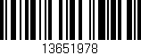 Código de barras (EAN, GTIN, SKU, ISBN): '13651978'