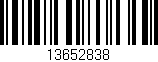 Código de barras (EAN, GTIN, SKU, ISBN): '13652838'