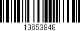 Código de barras (EAN, GTIN, SKU, ISBN): '13653848'