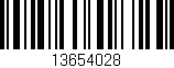 Código de barras (EAN, GTIN, SKU, ISBN): '13654028'