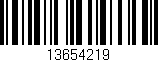Código de barras (EAN, GTIN, SKU, ISBN): '13654219'