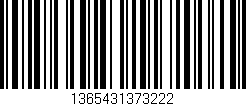 Código de barras (EAN, GTIN, SKU, ISBN): '1365431373222'