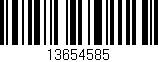 Código de barras (EAN, GTIN, SKU, ISBN): '13654585'