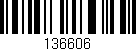 Código de barras (EAN, GTIN, SKU, ISBN): '136606'