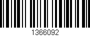 Código de barras (EAN, GTIN, SKU, ISBN): '1366092'