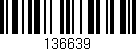 Código de barras (EAN, GTIN, SKU, ISBN): '136639'