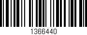Código de barras (EAN, GTIN, SKU, ISBN): '1366440'