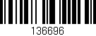 Código de barras (EAN, GTIN, SKU, ISBN): '136696'