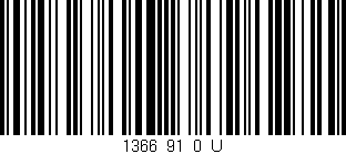 Código de barras (EAN, GTIN, SKU, ISBN): '1366_91_0_U'